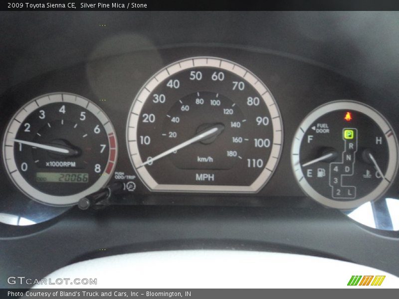  2009 Sienna CE CE Gauges