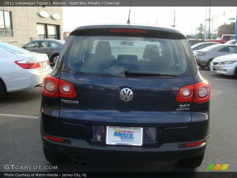 Night Blue Metallic / Charcoal 2011 Volkswagen Tiguan S 4Motion