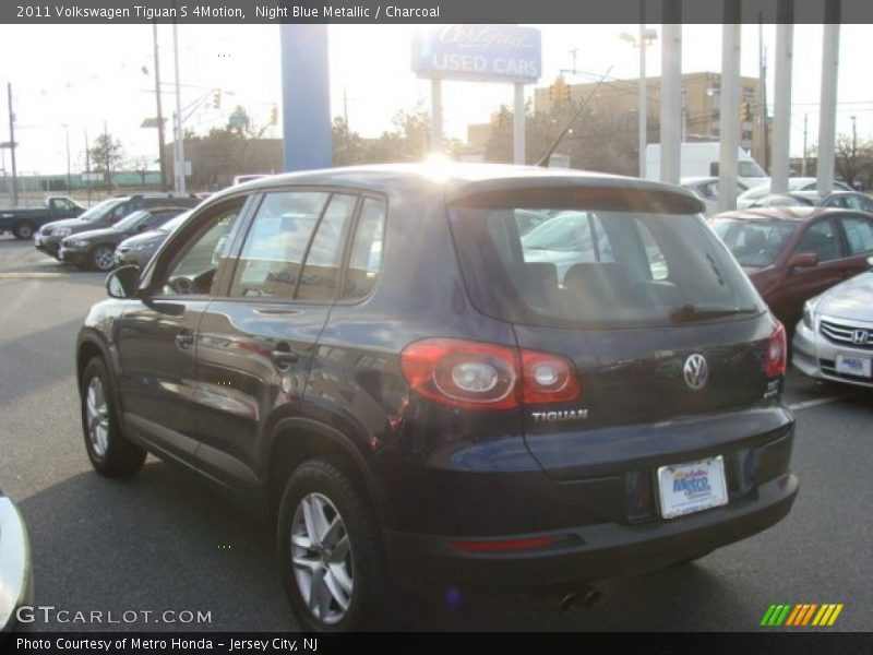 Night Blue Metallic / Charcoal 2011 Volkswagen Tiguan S 4Motion