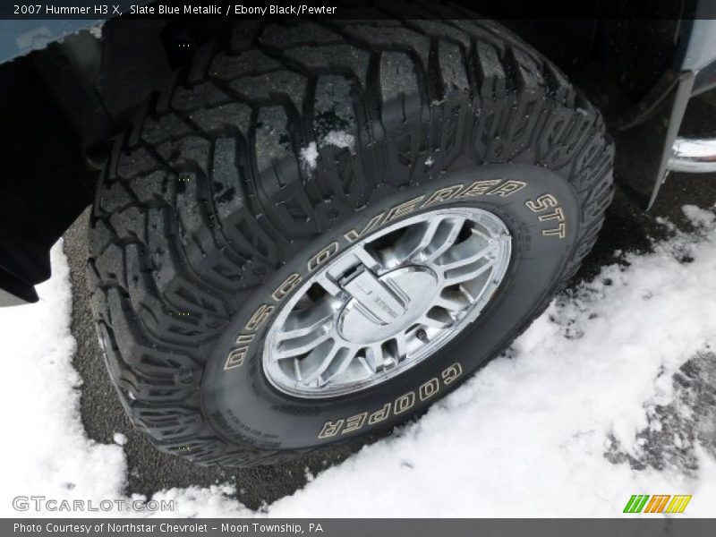 Slate Blue Metallic / Ebony Black/Pewter 2007 Hummer H3 X