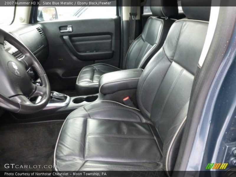 Slate Blue Metallic / Ebony Black/Pewter 2007 Hummer H3 X
