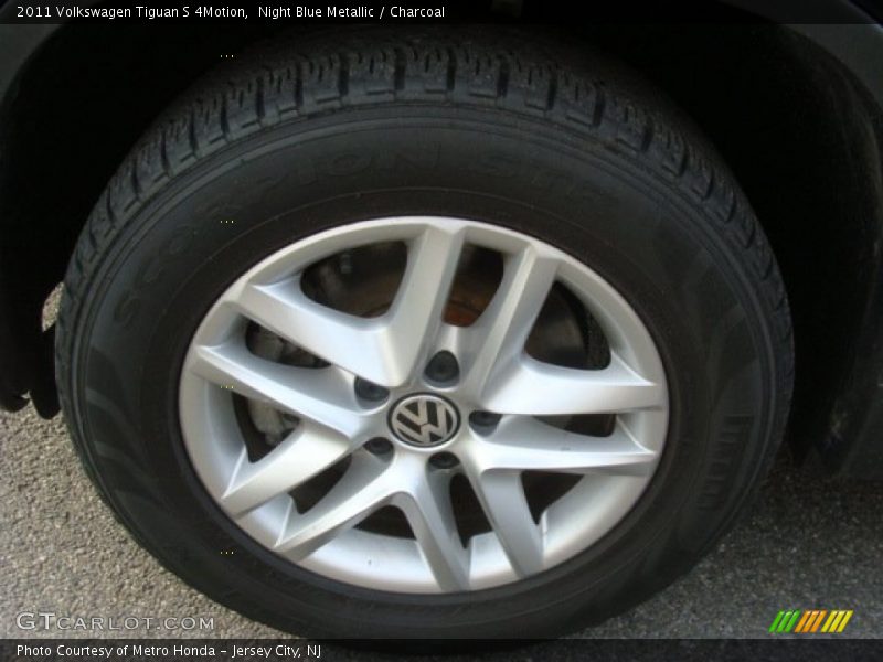 Night Blue Metallic / Charcoal 2011 Volkswagen Tiguan S 4Motion