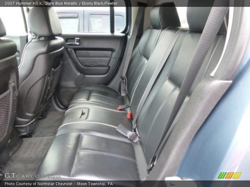 Slate Blue Metallic / Ebony Black/Pewter 2007 Hummer H3 X