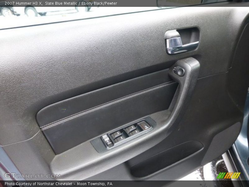 Slate Blue Metallic / Ebony Black/Pewter 2007 Hummer H3 X