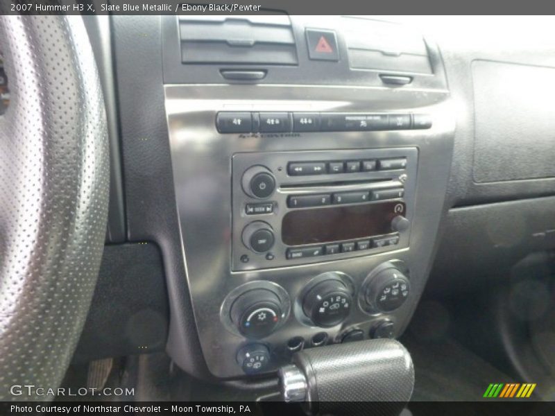 Slate Blue Metallic / Ebony Black/Pewter 2007 Hummer H3 X