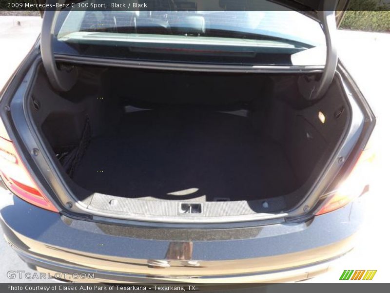 Black / Black 2009 Mercedes-Benz C 300 Sport