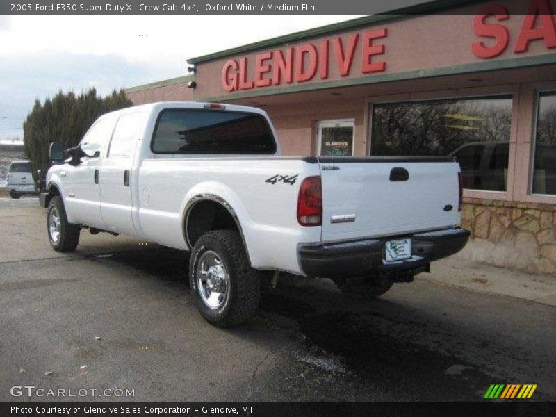 Oxford White / Medium Flint 2005 Ford F350 Super Duty XL Crew Cab 4x4