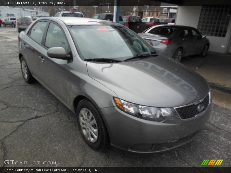 Titanium / Black 2012 Kia Forte EX