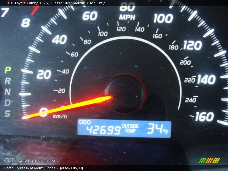 Classic Silver Metallic / Ash Gray 2010 Toyota Camry LE V6
