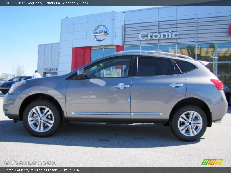Platinum Graphite / Black 2013 Nissan Rogue SV