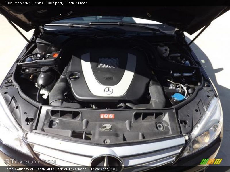 Black / Black 2009 Mercedes-Benz C 300 Sport