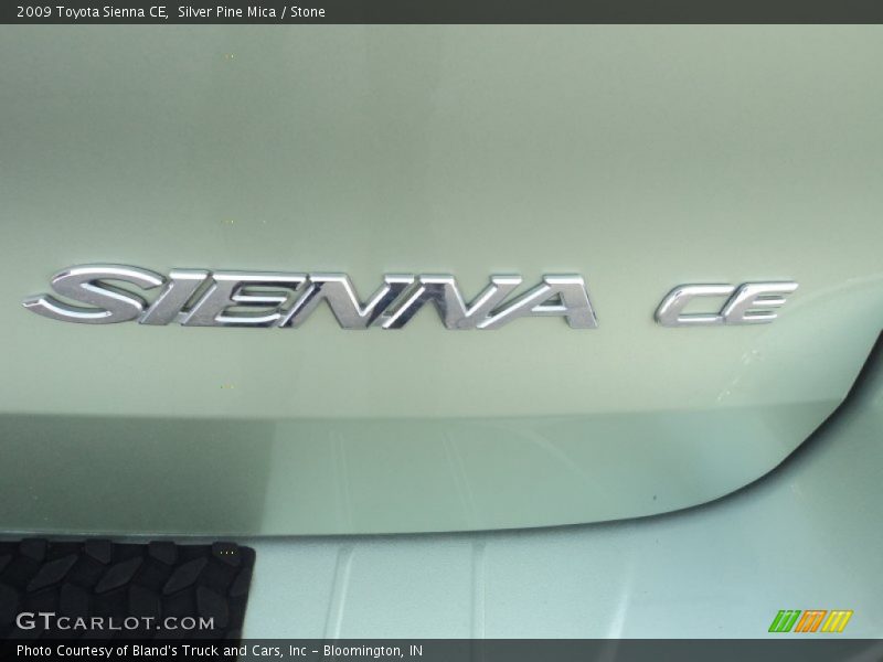 Silver Pine Mica / Stone 2009 Toyota Sienna CE