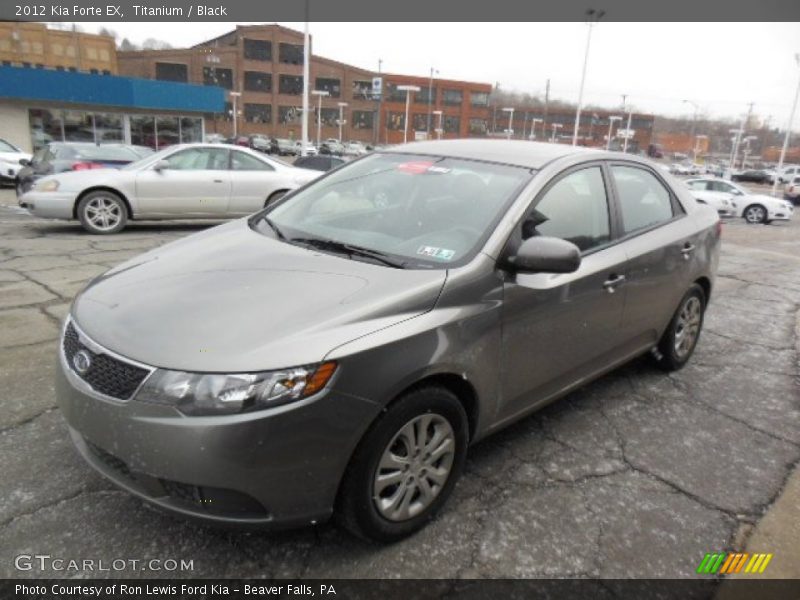 Titanium / Black 2012 Kia Forte EX