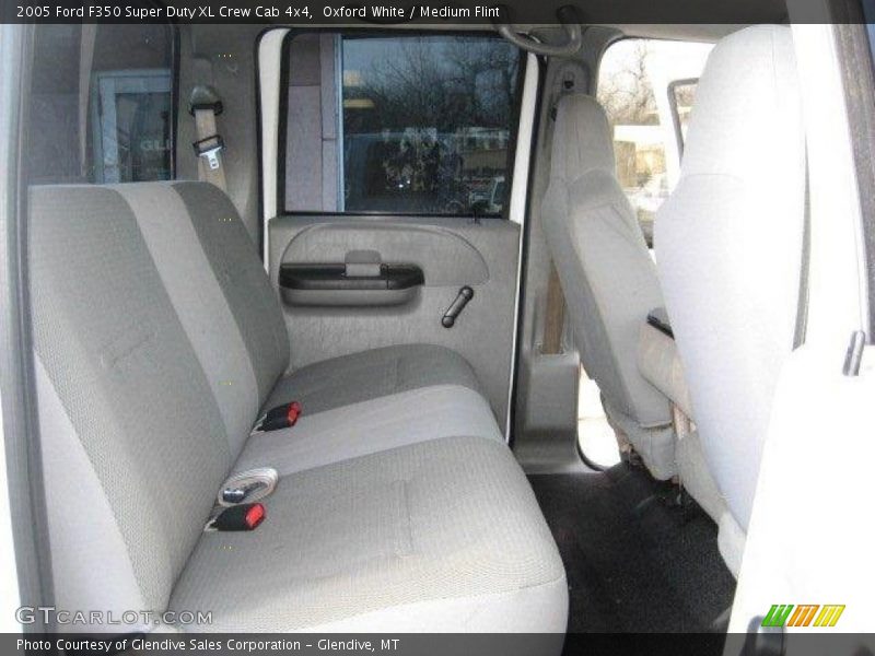 Oxford White / Medium Flint 2005 Ford F350 Super Duty XL Crew Cab 4x4