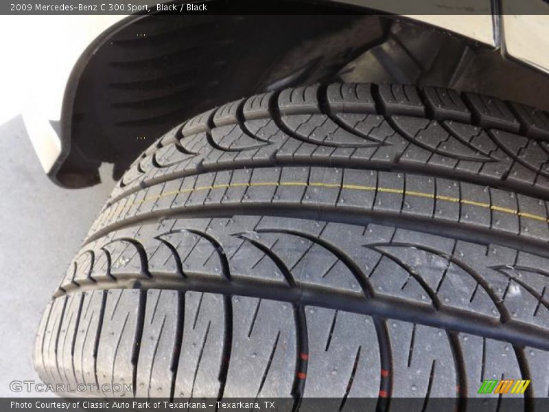 Black / Black 2009 Mercedes-Benz C 300 Sport