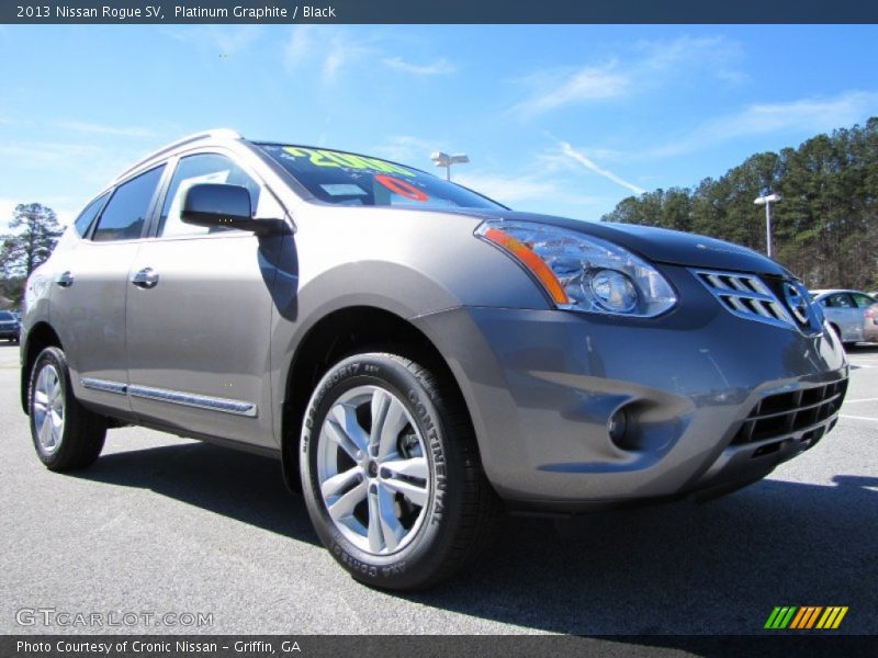 Platinum Graphite / Black 2013 Nissan Rogue SV