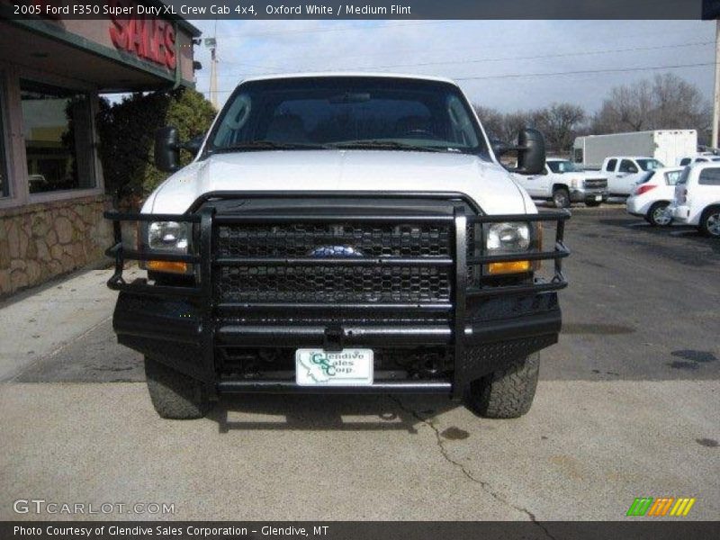 Oxford White / Medium Flint 2005 Ford F350 Super Duty XL Crew Cab 4x4