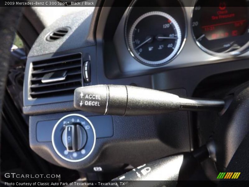 Black / Black 2009 Mercedes-Benz C 300 Sport