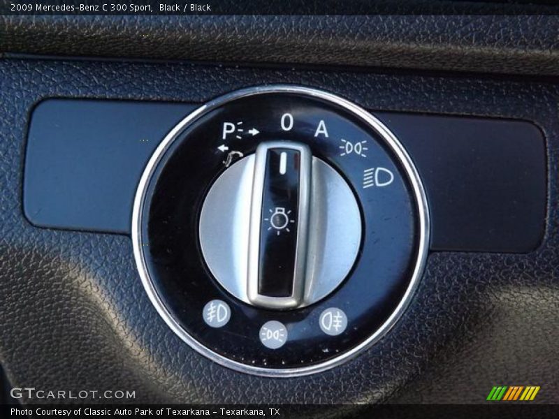 Black / Black 2009 Mercedes-Benz C 300 Sport