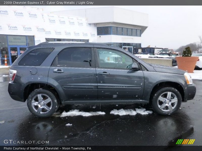 Cyber Gray Metallic / Light Gray 2009 Chevrolet Equinox LT