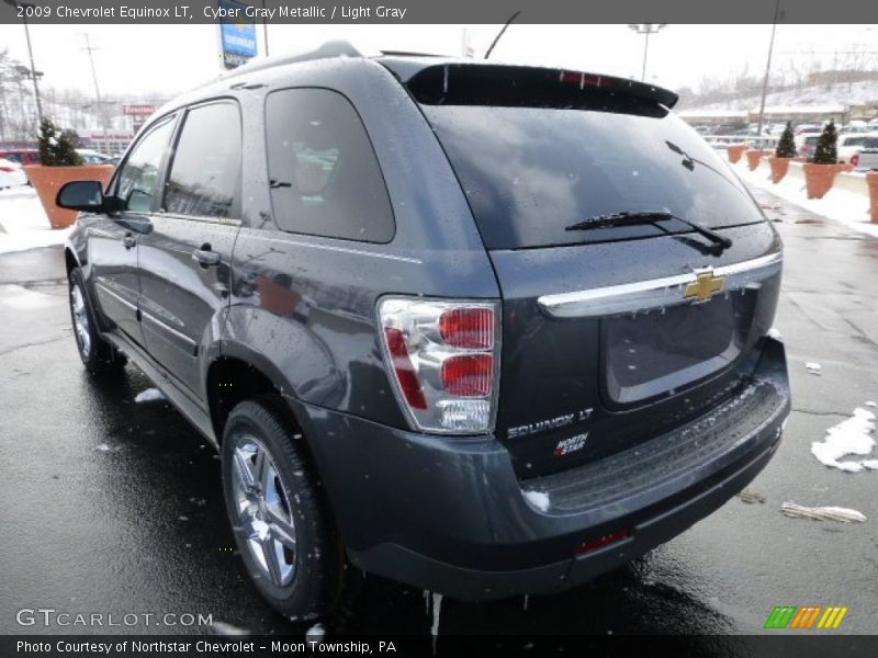 Cyber Gray Metallic / Light Gray 2009 Chevrolet Equinox LT