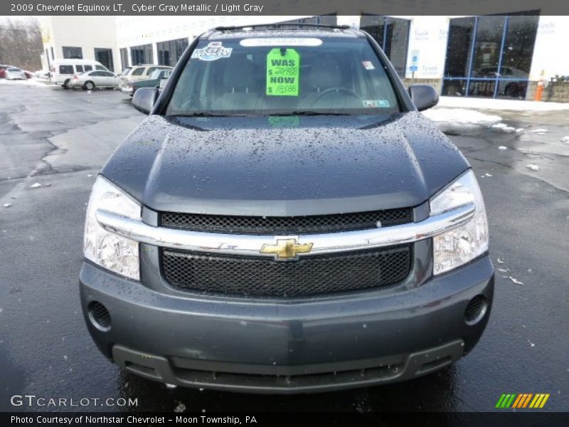 Cyber Gray Metallic / Light Gray 2009 Chevrolet Equinox LT