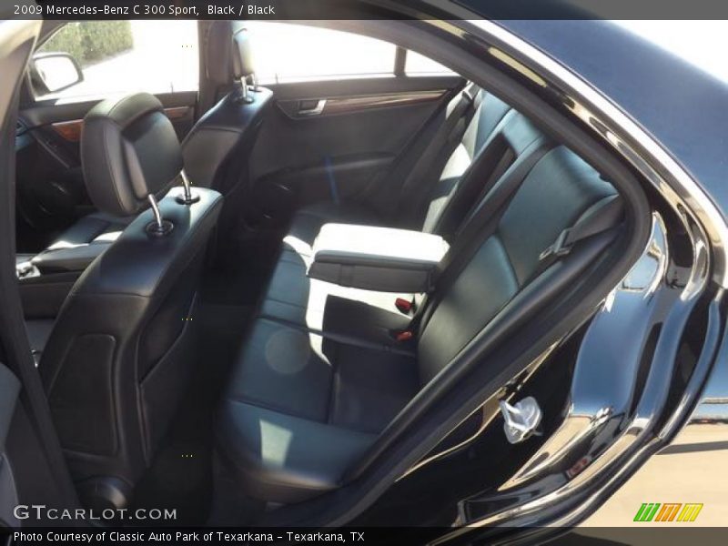 Black / Black 2009 Mercedes-Benz C 300 Sport