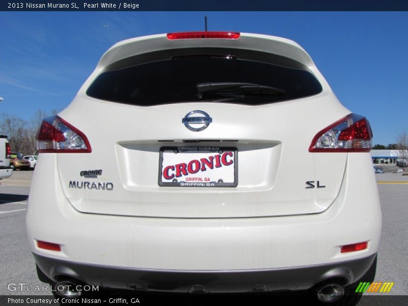 Pearl White / Beige 2013 Nissan Murano SL