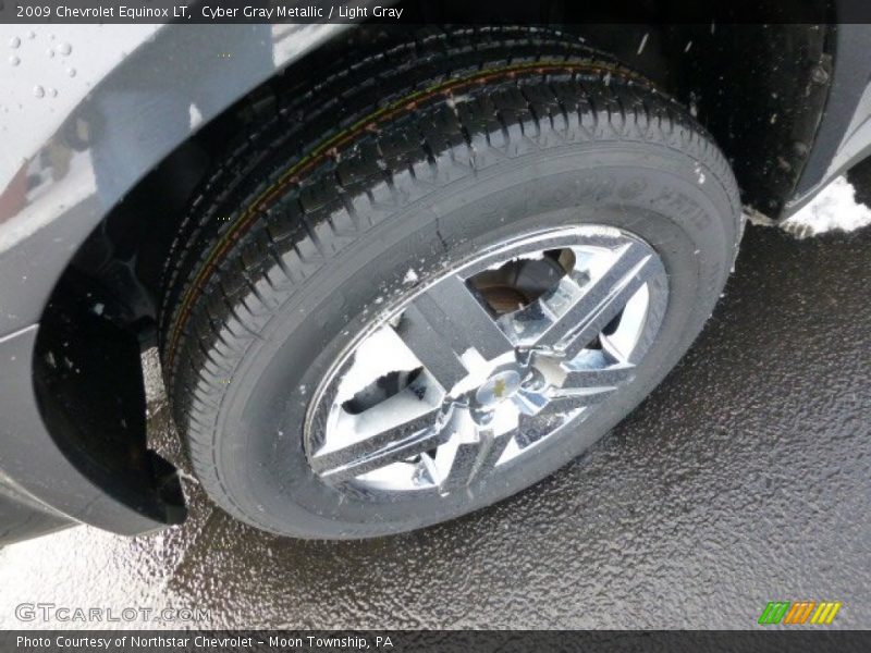 Cyber Gray Metallic / Light Gray 2009 Chevrolet Equinox LT