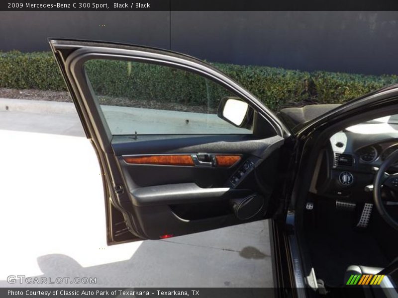 Black / Black 2009 Mercedes-Benz C 300 Sport