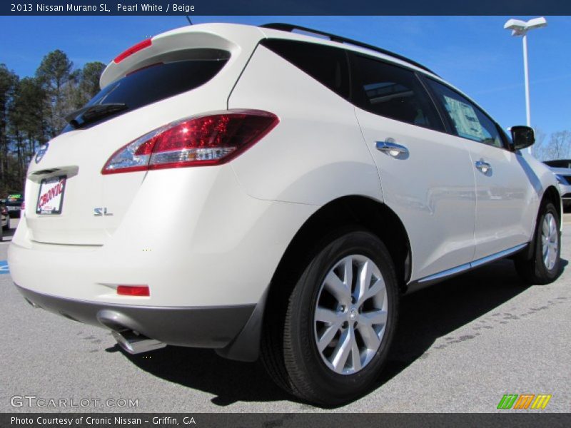 Pearl White / Beige 2013 Nissan Murano SL