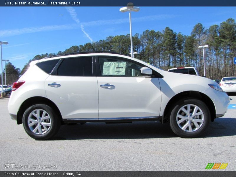 Pearl White / Beige 2013 Nissan Murano SL