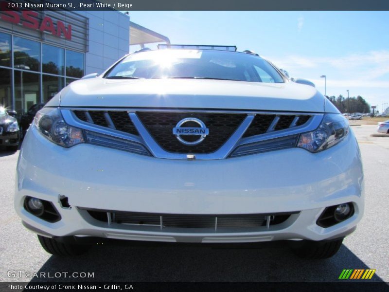 Pearl White / Beige 2013 Nissan Murano SL