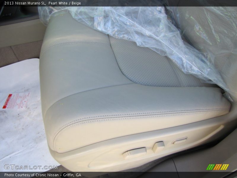 Pearl White / Beige 2013 Nissan Murano SL