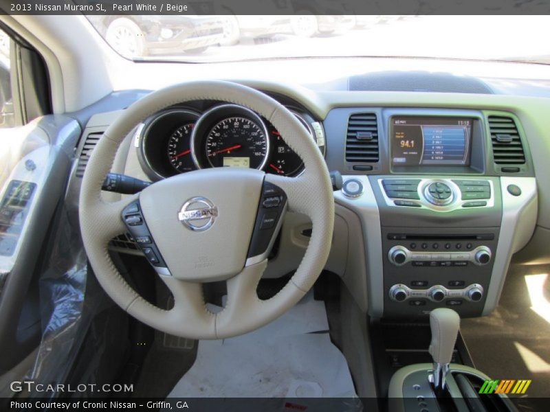 Pearl White / Beige 2013 Nissan Murano SL