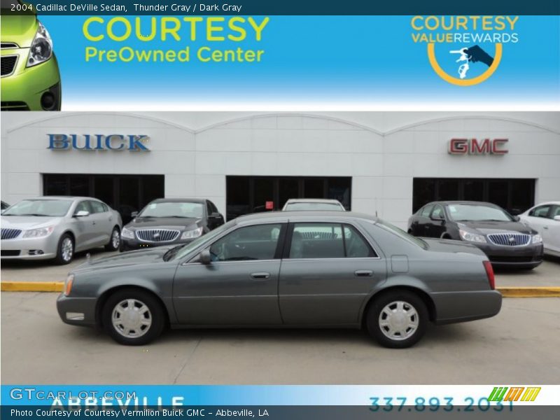 Thunder Gray / Dark Gray 2004 Cadillac DeVille Sedan