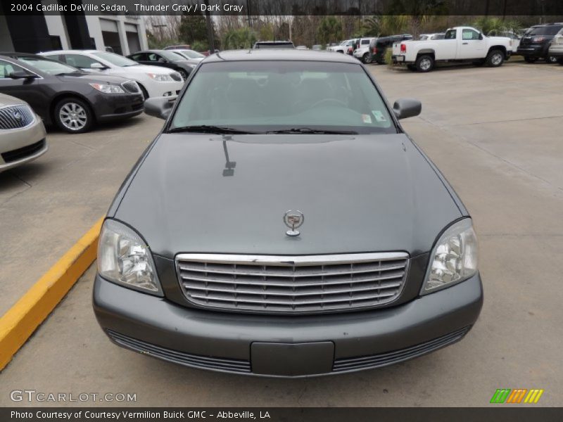 Thunder Gray / Dark Gray 2004 Cadillac DeVille Sedan