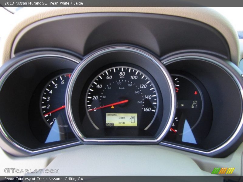 Pearl White / Beige 2013 Nissan Murano SL