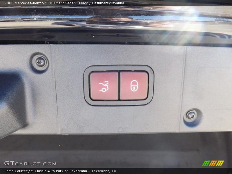 Black / Cashmere/Savanna 2008 Mercedes-Benz S 550 4Matic Sedan