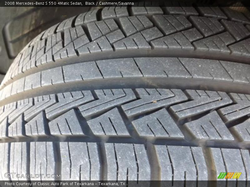 Black / Cashmere/Savanna 2008 Mercedes-Benz S 550 4Matic Sedan