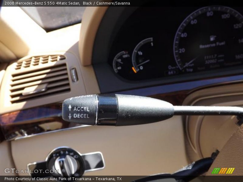 Black / Cashmere/Savanna 2008 Mercedes-Benz S 550 4Matic Sedan