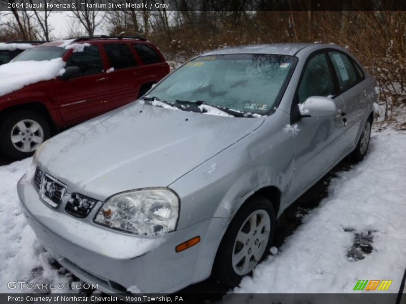 Titanium Silver Metallic / Gray 2004 Suzuki Forenza S