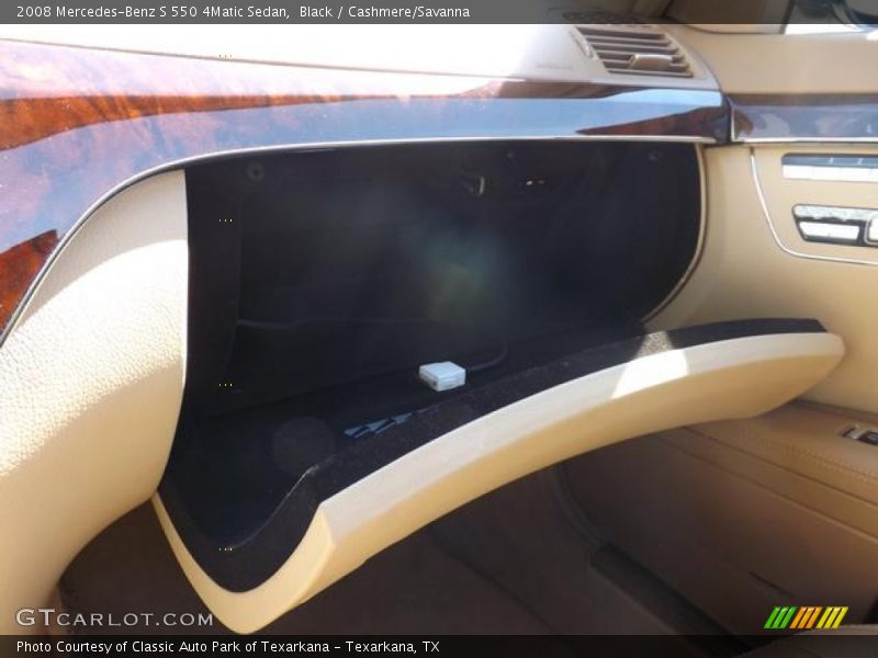 Black / Cashmere/Savanna 2008 Mercedes-Benz S 550 4Matic Sedan