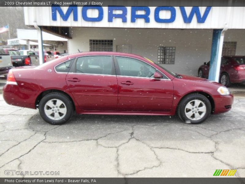 Red Jewel Tintcoat / Ebony 2009 Chevrolet Impala LT