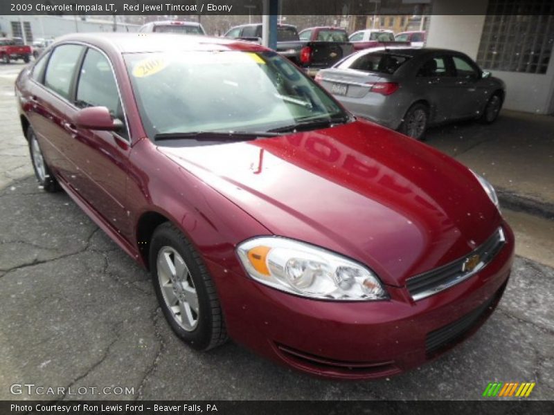 Red Jewel Tintcoat / Ebony 2009 Chevrolet Impala LT
