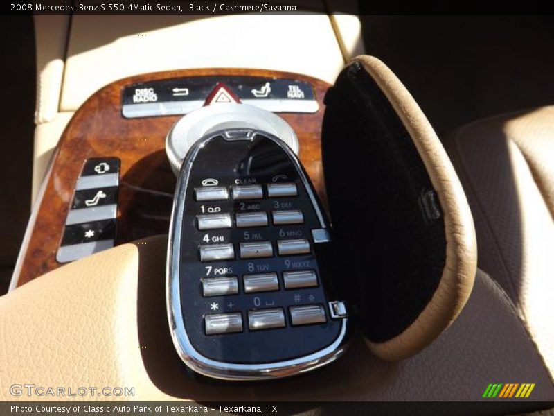 Black / Cashmere/Savanna 2008 Mercedes-Benz S 550 4Matic Sedan