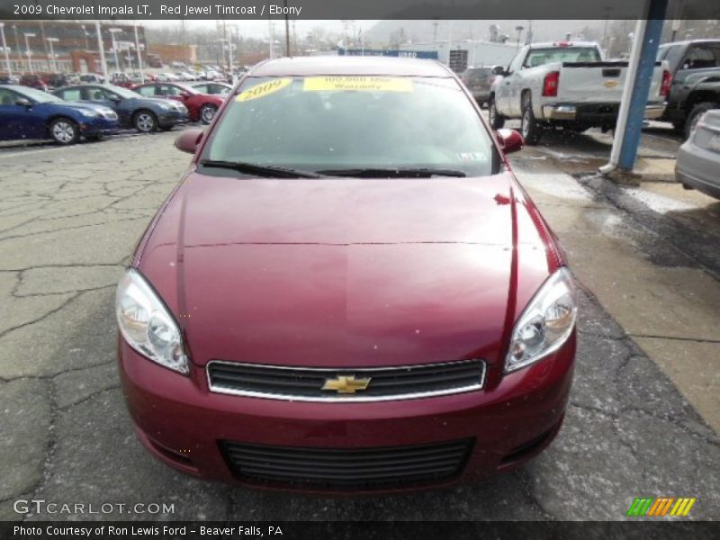 Red Jewel Tintcoat / Ebony 2009 Chevrolet Impala LT