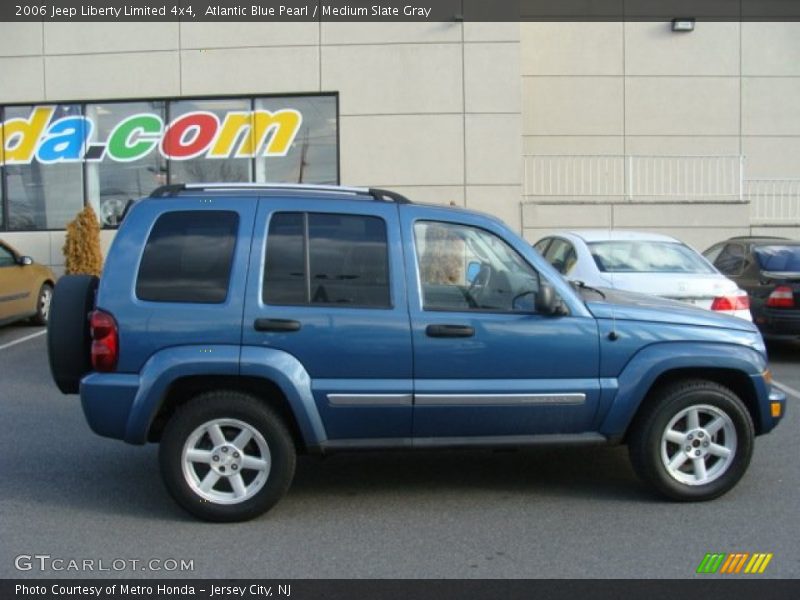 Atlantic Blue Pearl / Medium Slate Gray 2006 Jeep Liberty Limited 4x4