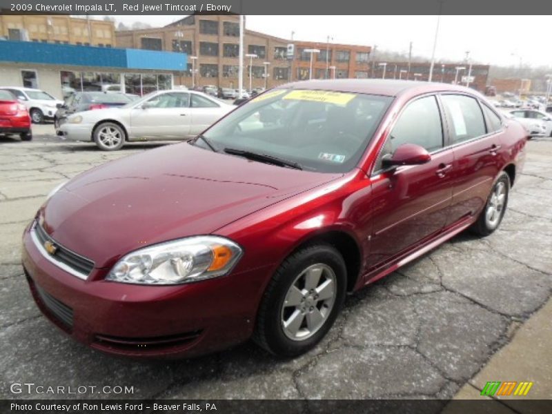 Red Jewel Tintcoat / Ebony 2009 Chevrolet Impala LT