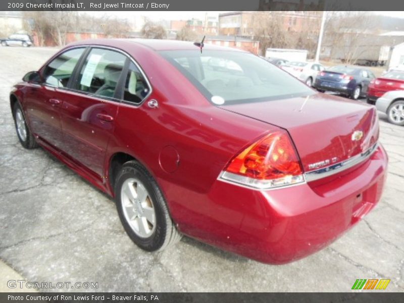 Red Jewel Tintcoat / Ebony 2009 Chevrolet Impala LT